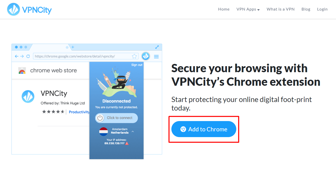 How To Install And Connect The Vpncity Chrome Extension Vpncity Blog