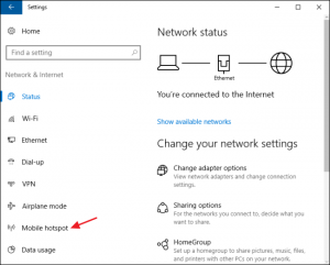 windows chromecast settings